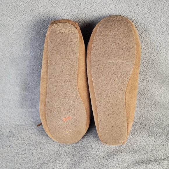 Minnetonka Women's Cally Slippers 4011 Size 8 Hard Sole Slip On Faux Fur Casual - Picture 11 of 11